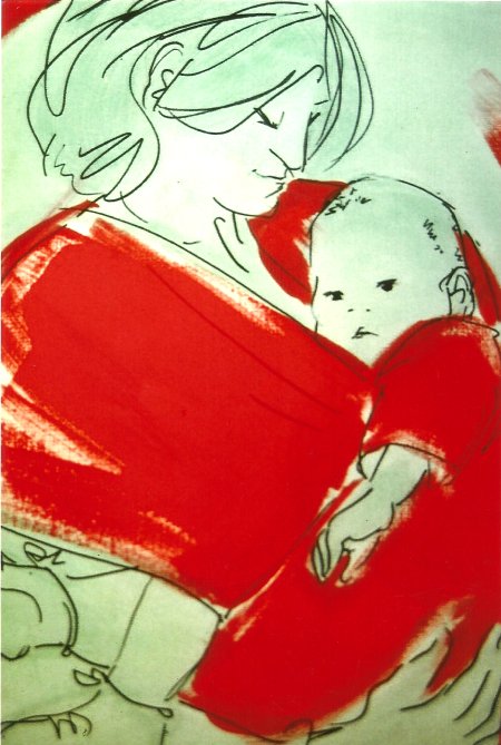 Zeichnung und tempera, 40x30cm