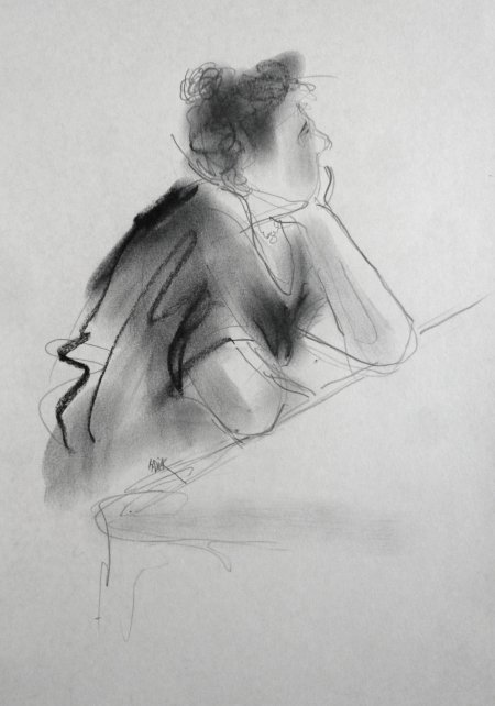 Martha nachdenklich