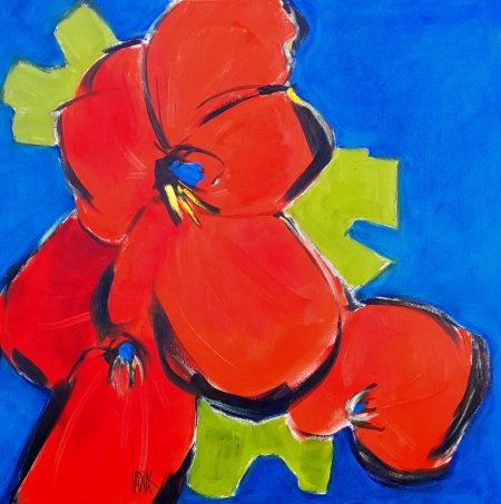 rote blüten